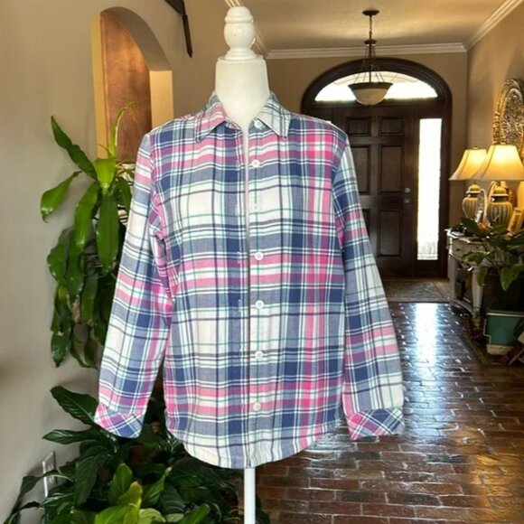 Lee Riders Plaid fleece lined Shirt/Shacket szS - Picture 2 of 10